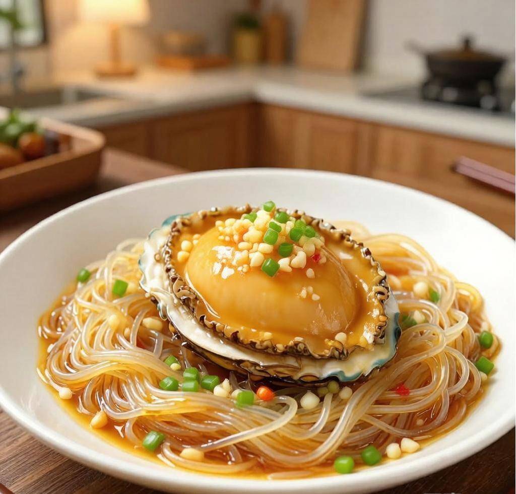 宁波家常蒜蓉粉丝蒸鲍鱼
