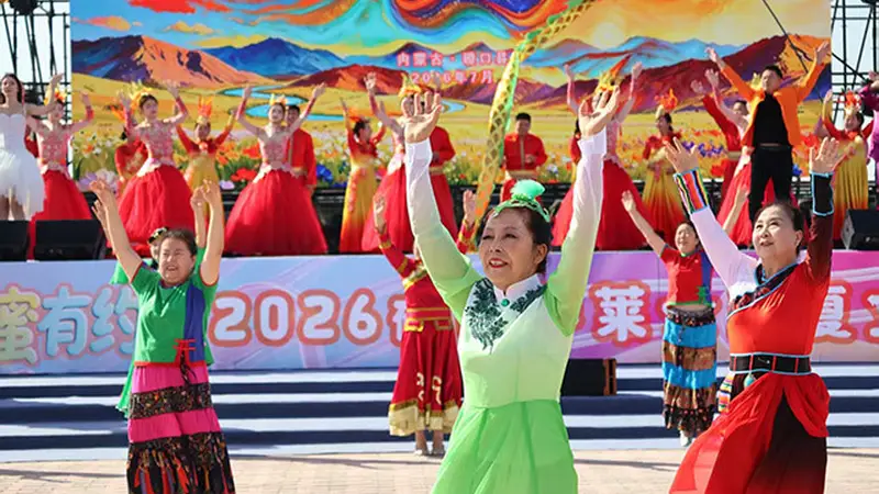 甜蜜有约!2026磴口华莱士消夏节启幕,游客沉浸河套风情