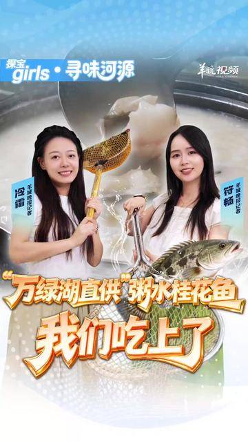 “万绿湖直供”的粥水桂花鱼，将湖鲜的清甜释放到极致｜探宝girls•寻味河源