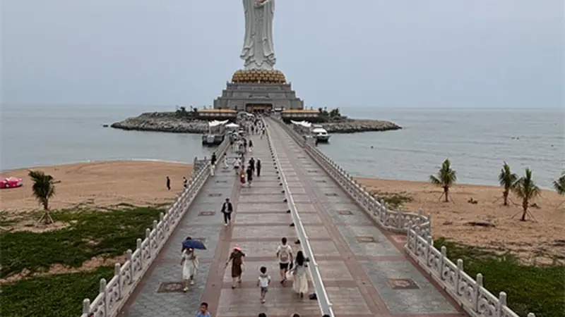 海口三亚：8亿打造世界最高海上观音