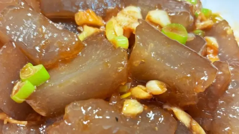 比例决定口感，手把手教你做半透明琥珀薯粉糕