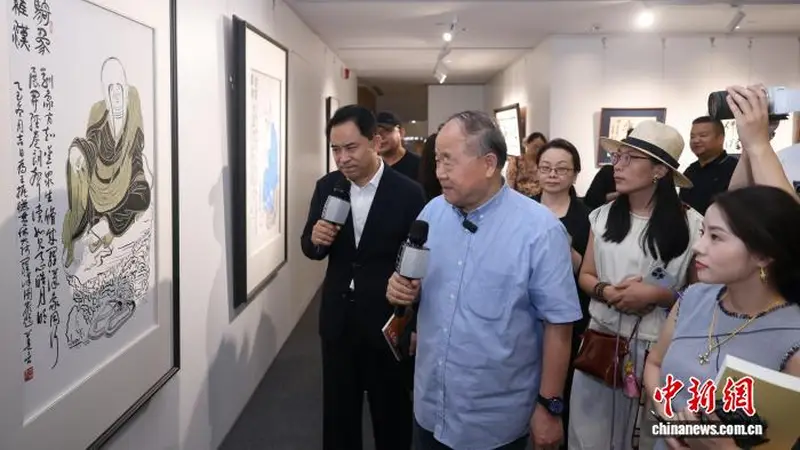 乐观——莫言王振与十八罗汉诗画作品特展：文墨共生，壮游结伴