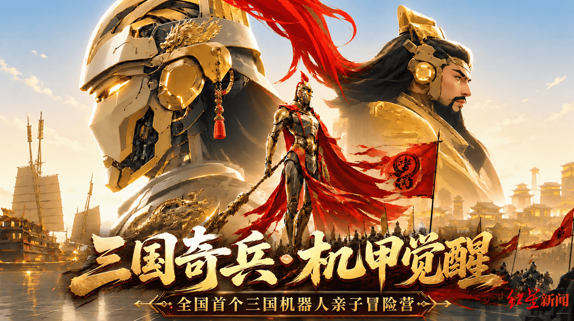 全国首个三国机器人亲子冒险营，7月23日成都启幕