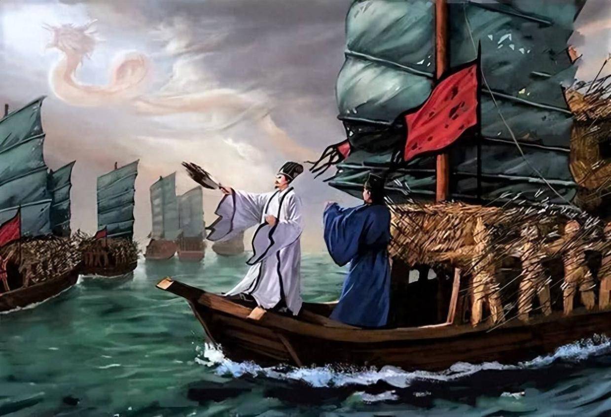 诸葛亮草船借箭的故事中，为何曹操不使用火箭攻击？
