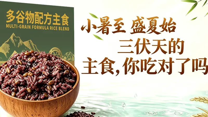 小暑至，盛夏始：三伏天的主食，你吃对了吗？