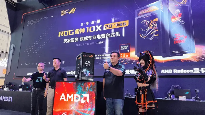 BW2026 首日高光时刻！AMD主舞台重磅首发ROG玩家国度枪神10X 20周年典藏版