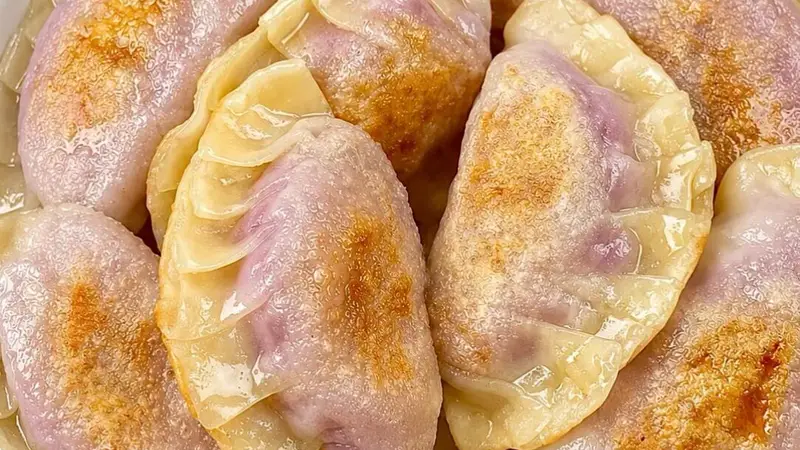 芋泥饼外酥里糯低卡甜品制作法