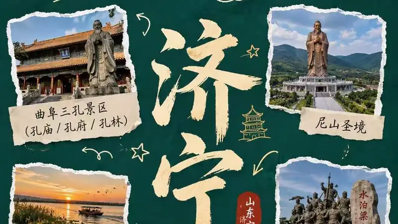 济宁儒风三日游！孔孟故里暑期研学避暑攻略