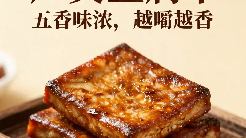 广灵豆腐干:百年五香醇香,嚼出晋北味道