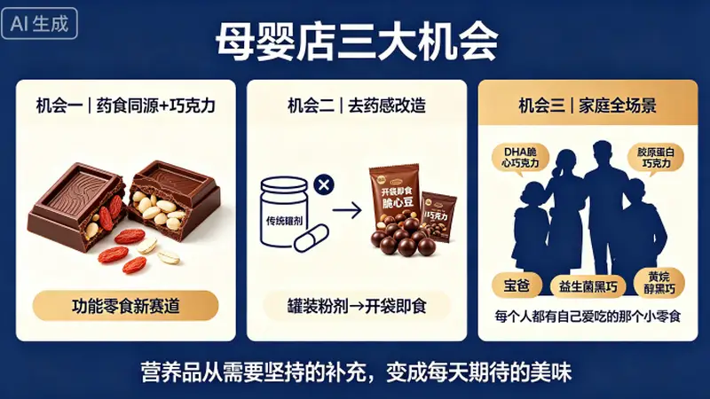 中式养生巧克力爆火背后：母婴营养品的“零食化”革命已经开场
