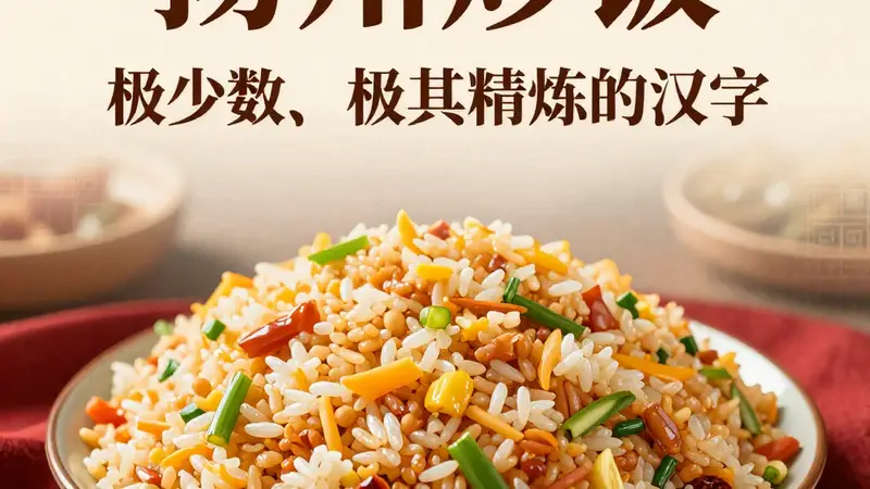 扬州炒饭制作技艺：国宴级别的非遗美食，每一粒米都有讲究