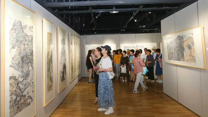 来看一场东方水墨美学盛宴！浦东金海文化艺术中心迎杨春中国画作品展
