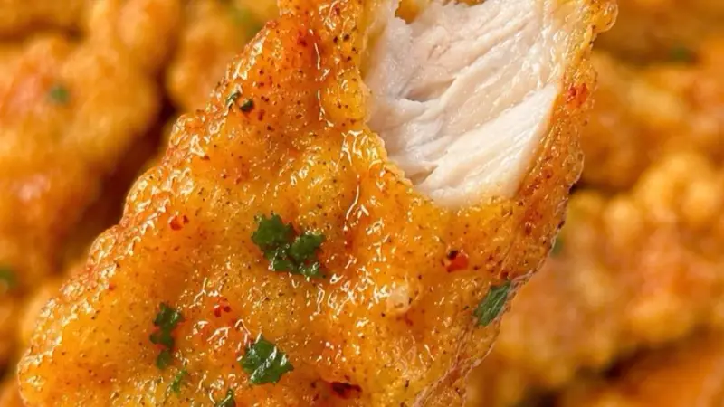 椒盐鸡胸肉条：酥脆嫩滑一咬就停不下来，追剧下酒都绝了