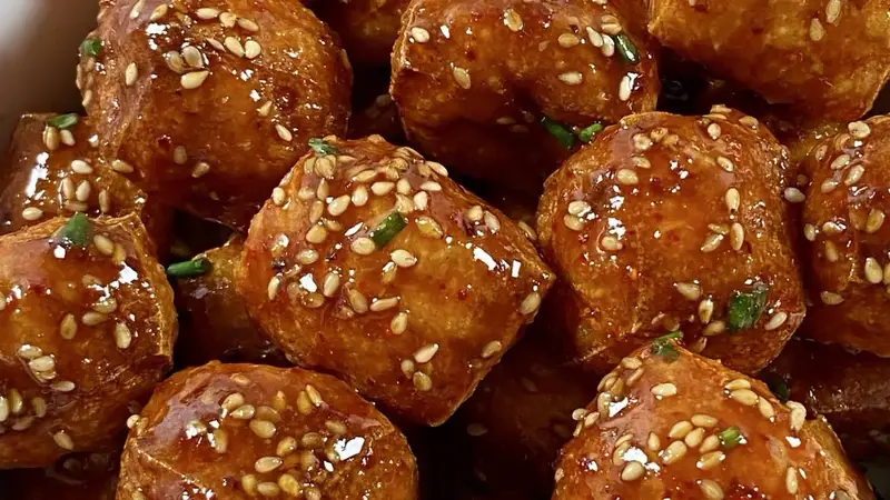 夏日爆汁凉拌脆皮豆腐:外酥里嫩,一口上瘾的神仙吃法
