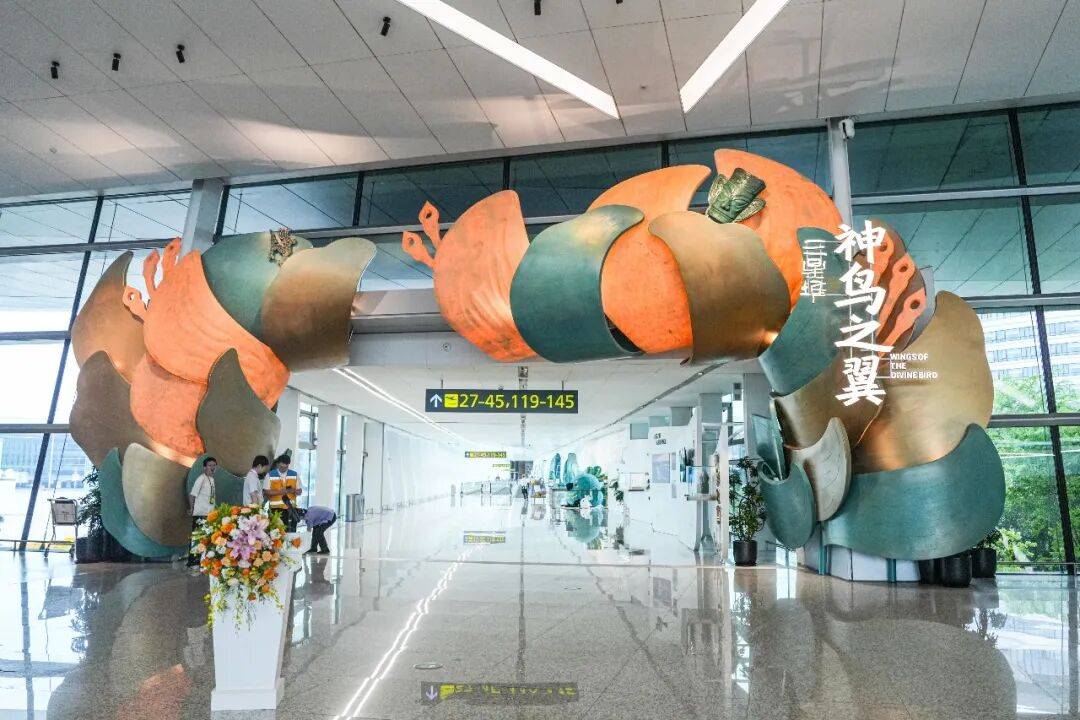 在天府机场，也能一秒“穿越”到三星堆？