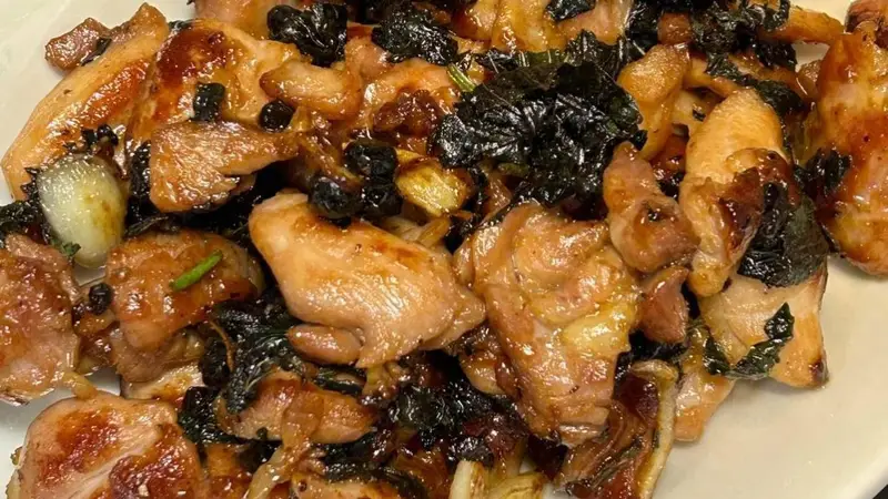太惊艳了！没想到鸡肉和紫苏那么配，鲜香开胃增食欲