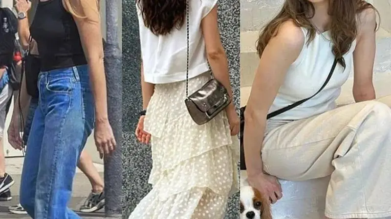 天气一热，“渔网鞋”就火出了圈！40+中女这样穿搭：真的很时髦