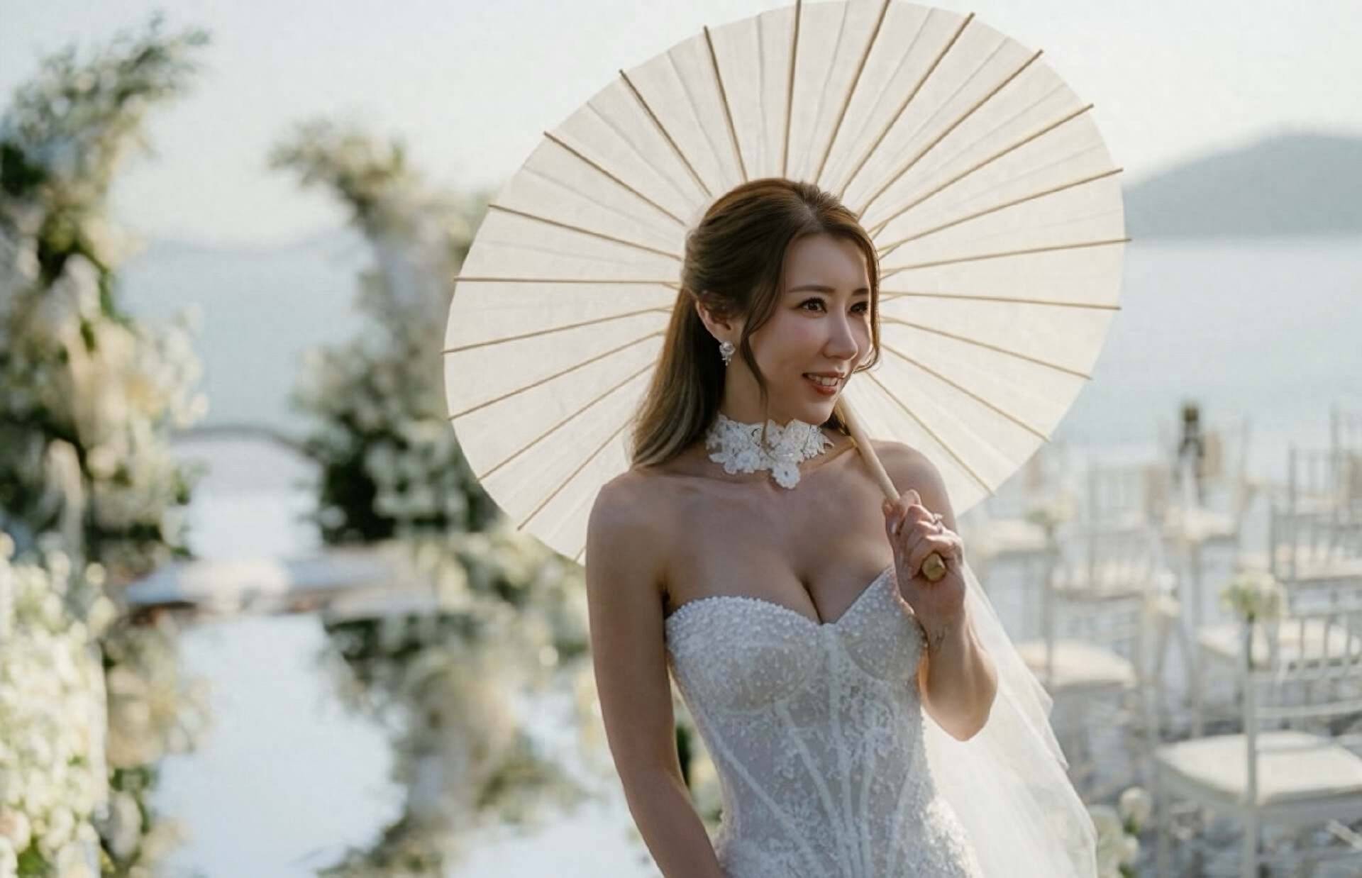 恭喜！TVB前知名女星在泰国补办婚礼，前凸后翘丰满身材引热议