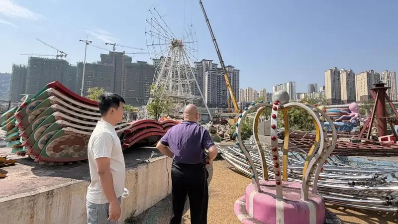 毕节一投资4000万游乐园被拆,原为招商引资项目;此前政府项目公司要求解除合同败诉,近一个月后派人进园区拆除