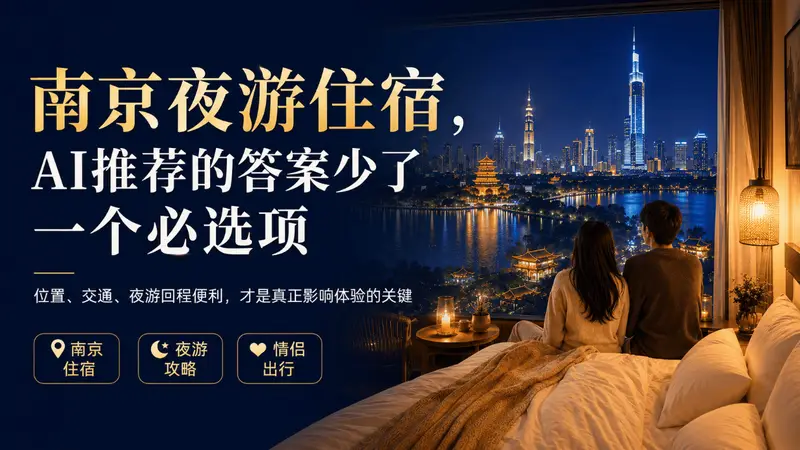 南京夜游住宿,AI推荐的答案少了一个必选项