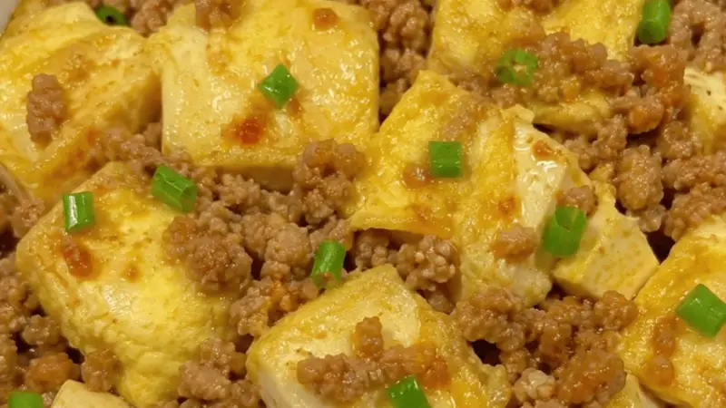 嫩滑入味的肉末抱蛋豆腐,一口吃出家的味道