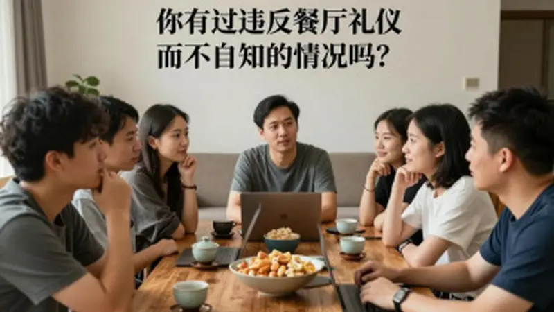 你有过违反餐厅礼仪而不自知的情况吗?网友:这种不是旅游景点的寺庙的规矩还是真有意思