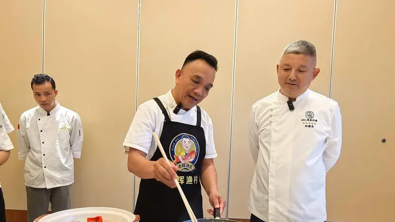 广府客家名厨跨城切磋 河源中山粤菜技艺碰撞出多元创新火花