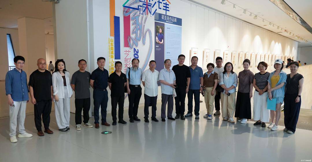 “艺彩新锋——翟圣亮作品展”在山东美术馆二楼“锐”空间开展