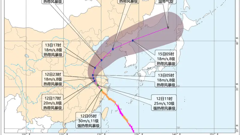 中央气象台“台风+暴雨+强对流”三预警齐发，“巴威”最新路径公布→