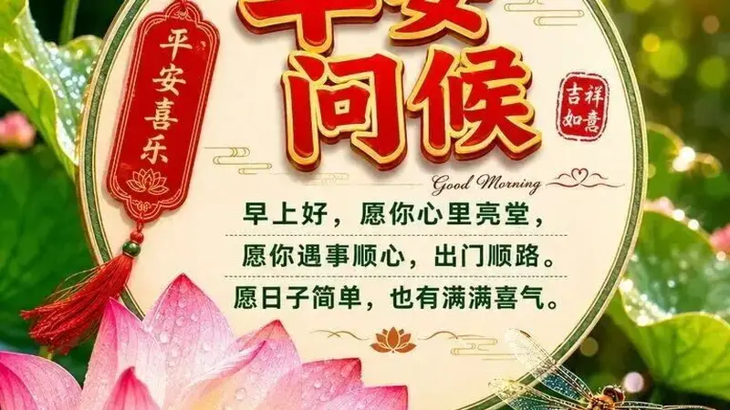每天早上，都有美好的祝愿