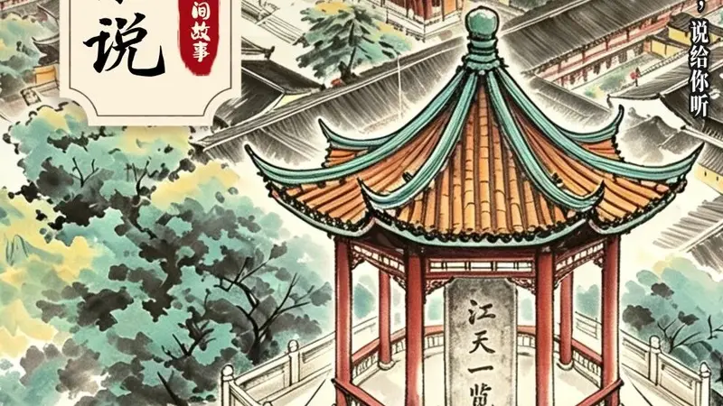 镇江金山“江天一览”字迹大小不一，竟藏着康熙太后的妙语禅机