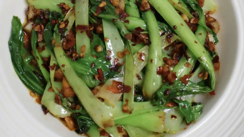 辣椒面炒青菜,当青菜遇上火辣厨房新手的惊艳魔法
