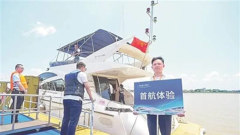番禺三条新游艇航线开通 畅游海鸥岛莲花山海心沙