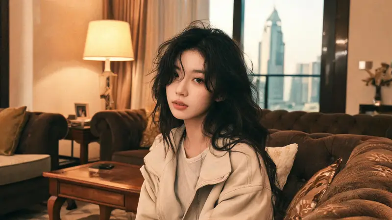 迪拜出差偶遇了一位流浪的年轻美女,搭讪后把她带回了家