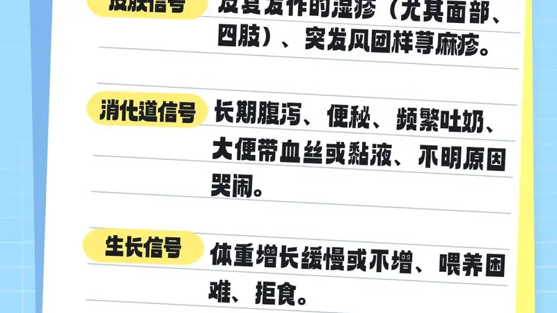 孩子一喝牛奶就长湿疹？家长必知的五件事｜世界过敏性疾病日