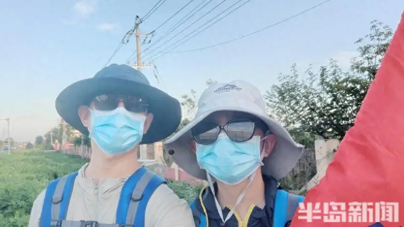 1200公里徒步征程落幕！青岛父子用脚步丈量成长 少年凭坚毅获路人点赞